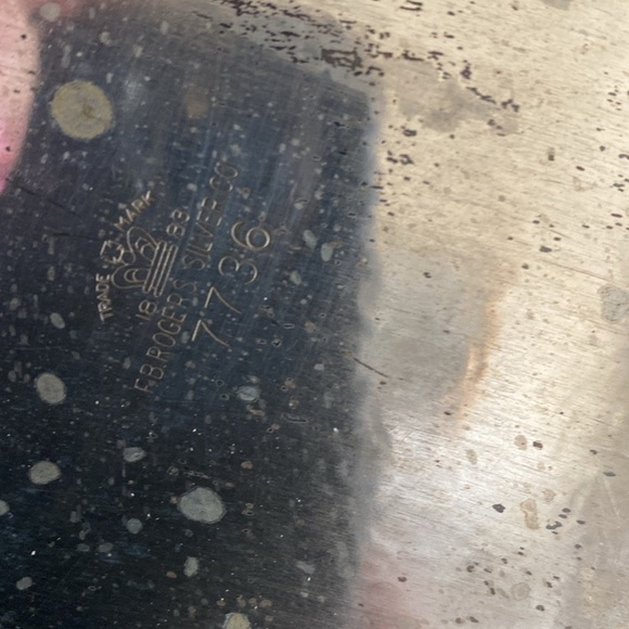 FB Rogers #7736 Footed Rectangle Tray - Picture 5 of 5